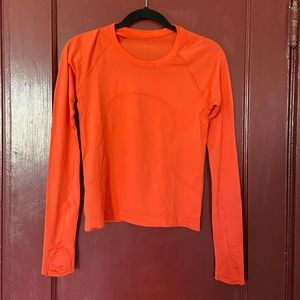Lululemon Swiftly Tech Long Sleeve Shirt 2.0, size 6, race length